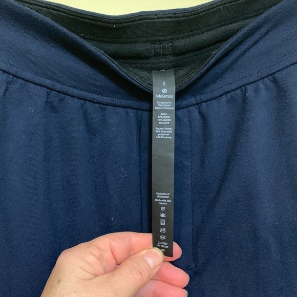 Lululemon | Navy Unisex Drawstring Elastic Waist Athleisure Jogger Sweatpants Sm - Picture 15 of 17